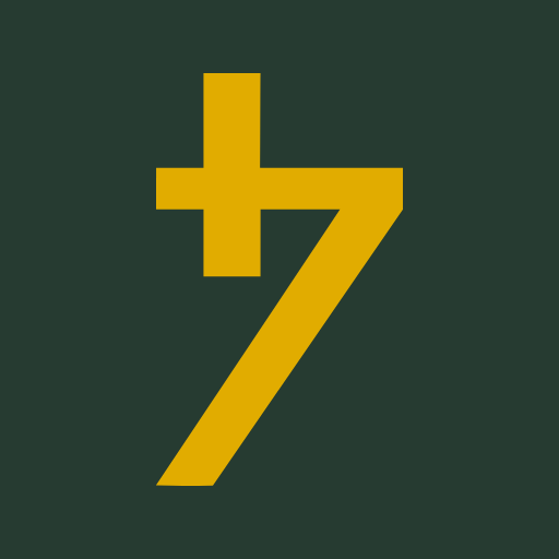Favor4 app icon, yellow symbol on a forest tile